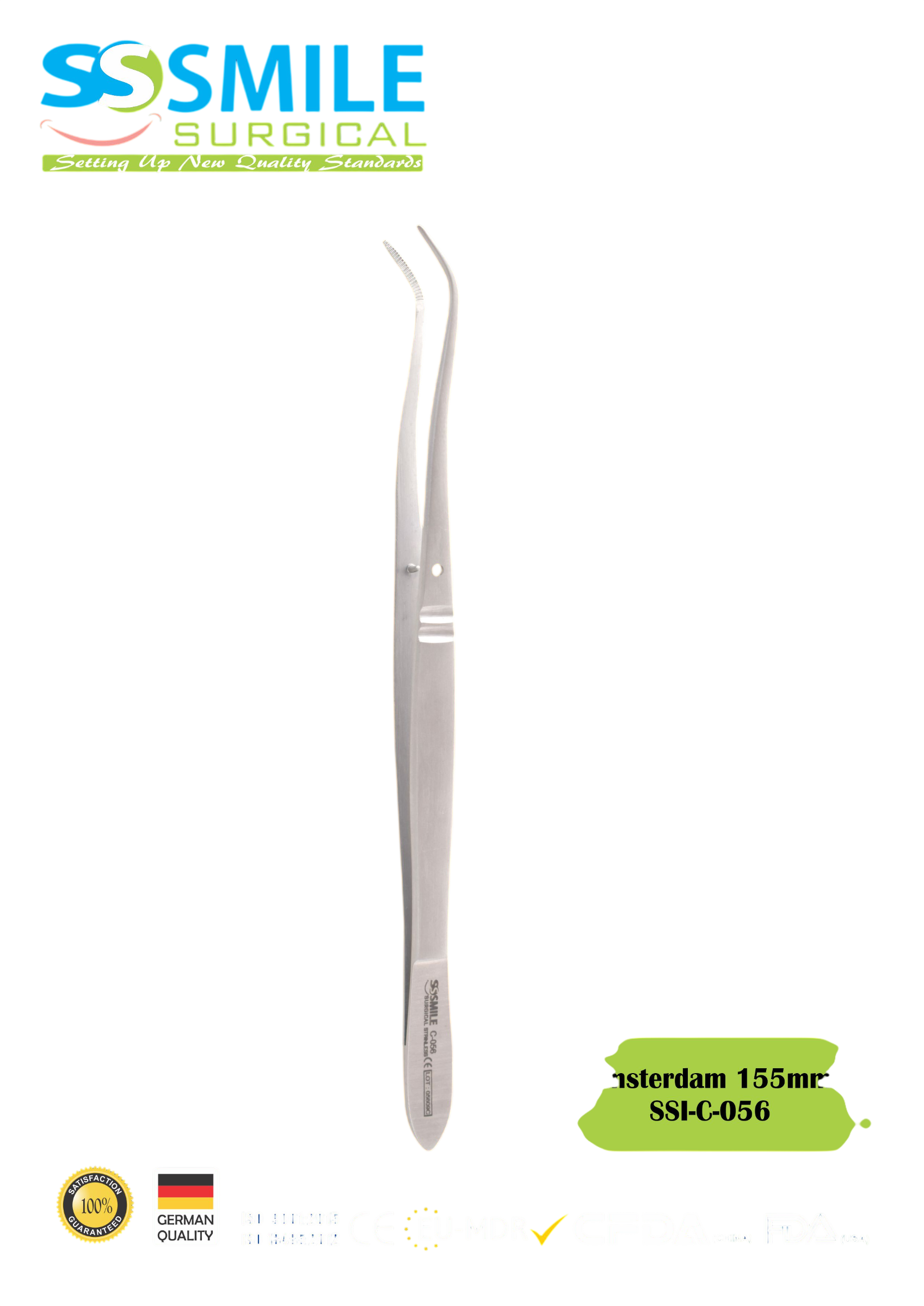 ASİDENTSMILE SURGICALSSI-C-056SMILE SURGICAL SSI-C-056 AMSTERDAM (PRESEL) 155MM