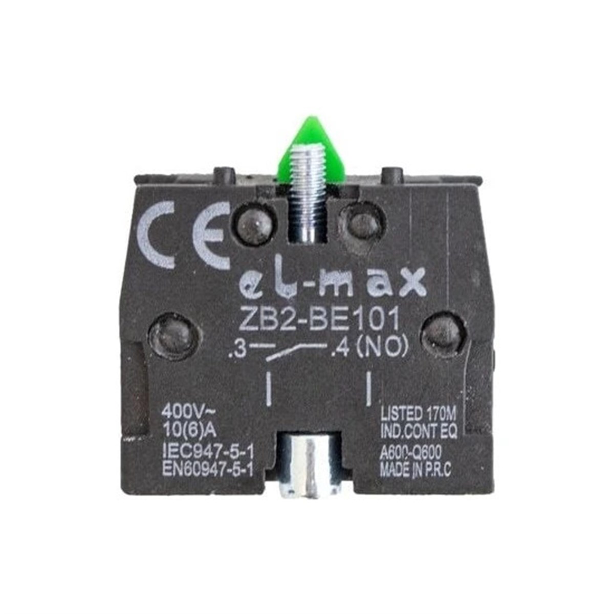 LAY5-BE101 Yedek Kontak Blok Q22 NO Yeşil