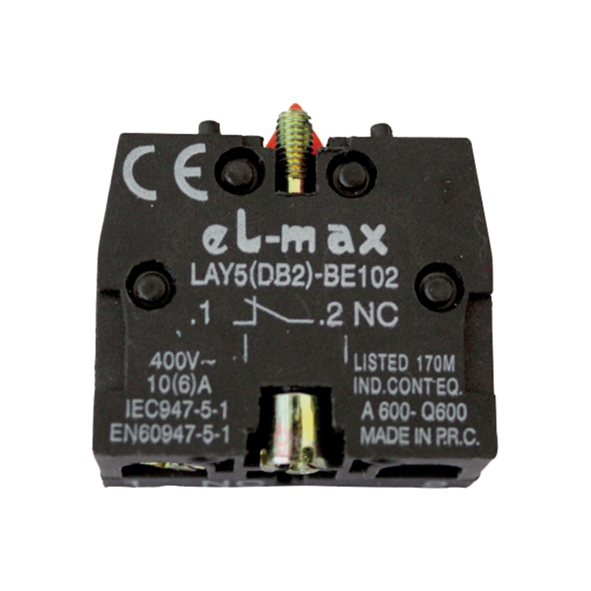 LAY5-BE102 Yedek Kontak Blok Nc Kırmızı