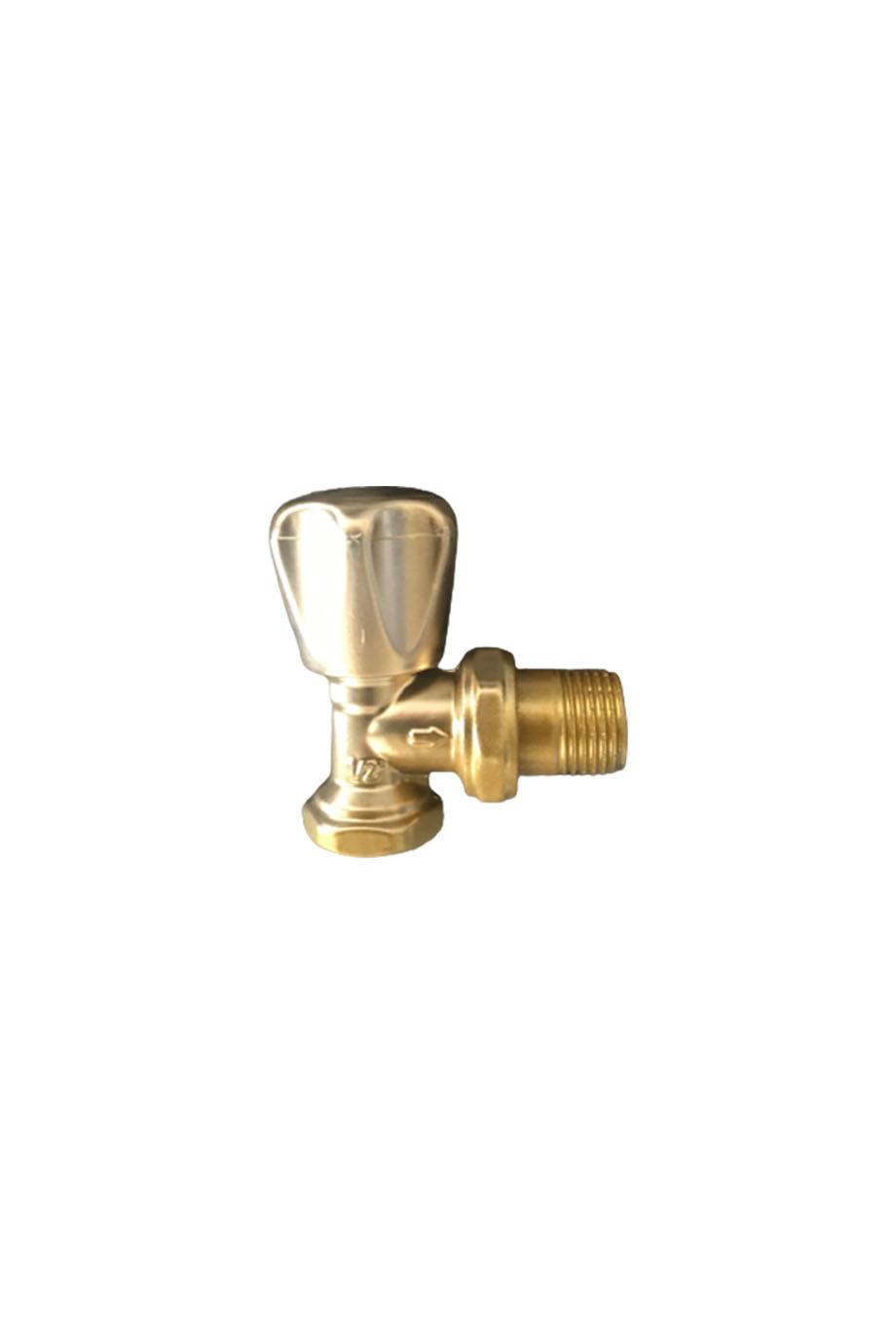 1/2 Köşe Radyatör Vanası Gold