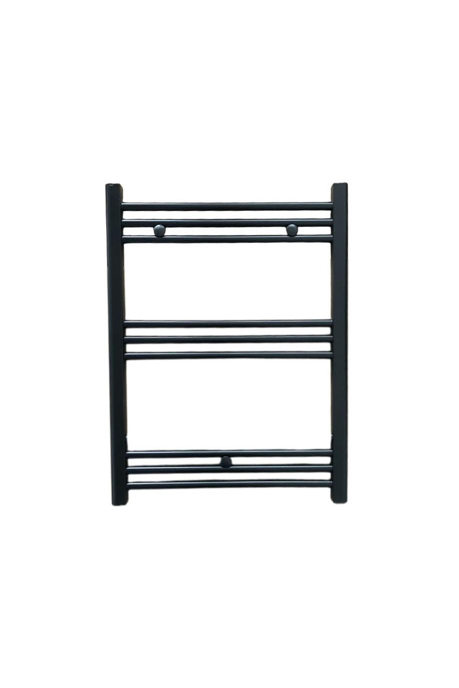 600x600  Black Towel Radiator