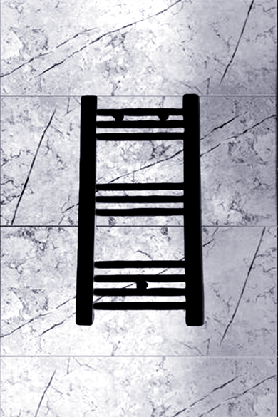 300x800 Anthracite Towel Radiator