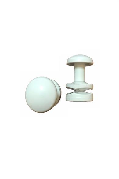 Towel Radiator Robe Holder 2 Piece White