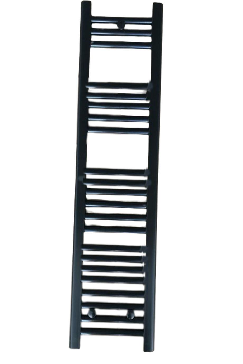400x1800  Black Towel Radiator
