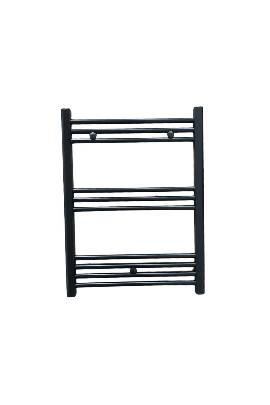 600x700 Black Towel Radiator