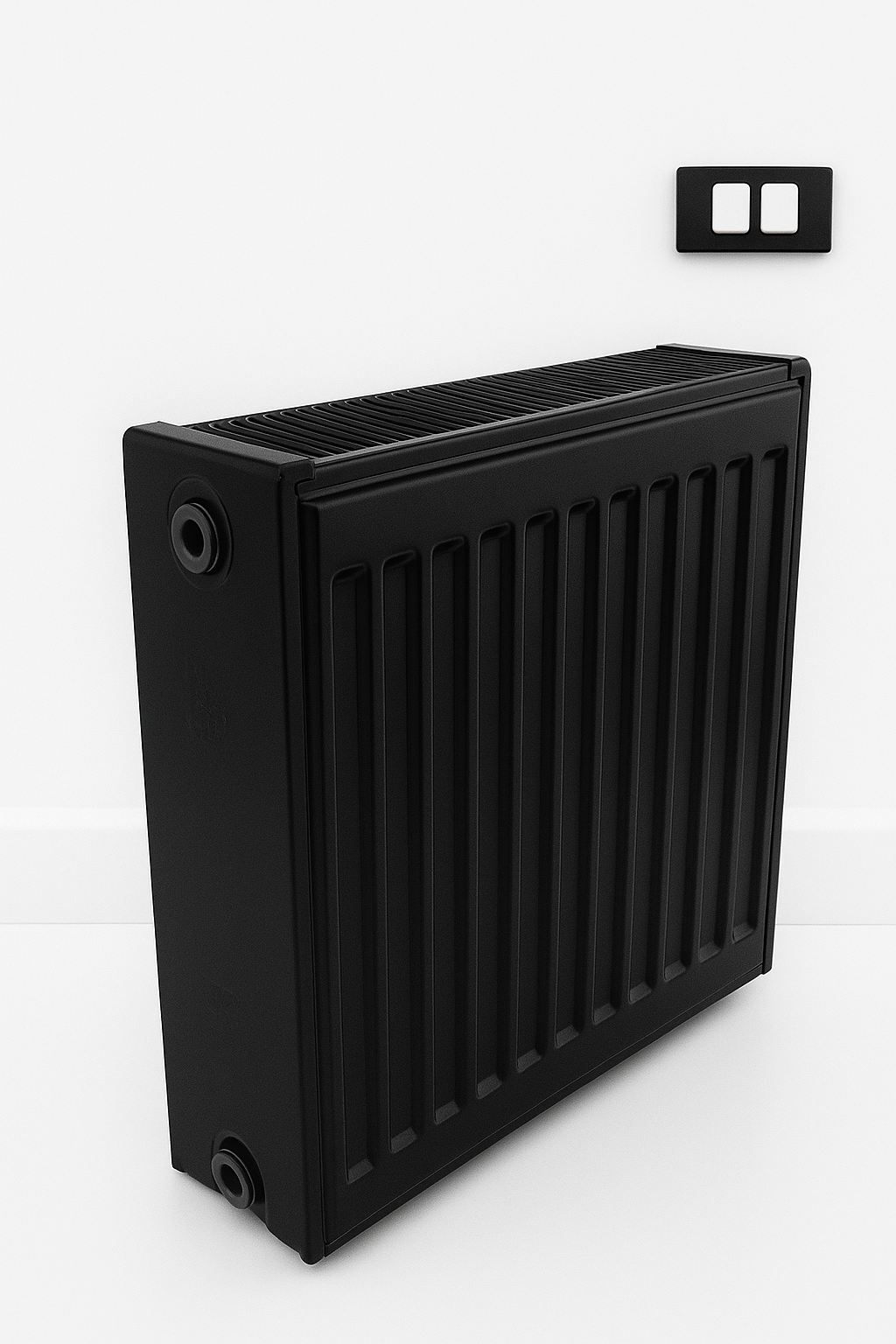 MASTAŞ 600x400 Panel Radyatör Tip 22-PKKP Siyah