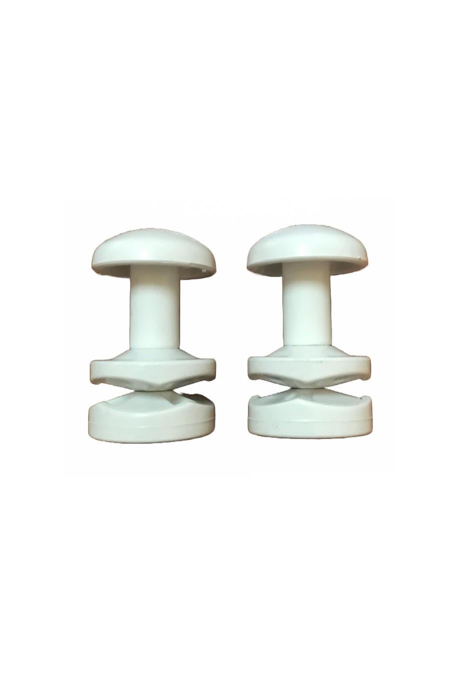 Towel Radiator Robe Holder 2 Piece White