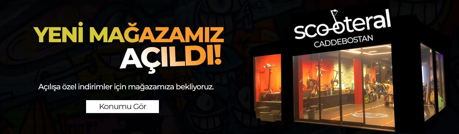 ScooterAl Caddebostan Mağazamız Açıldı!
