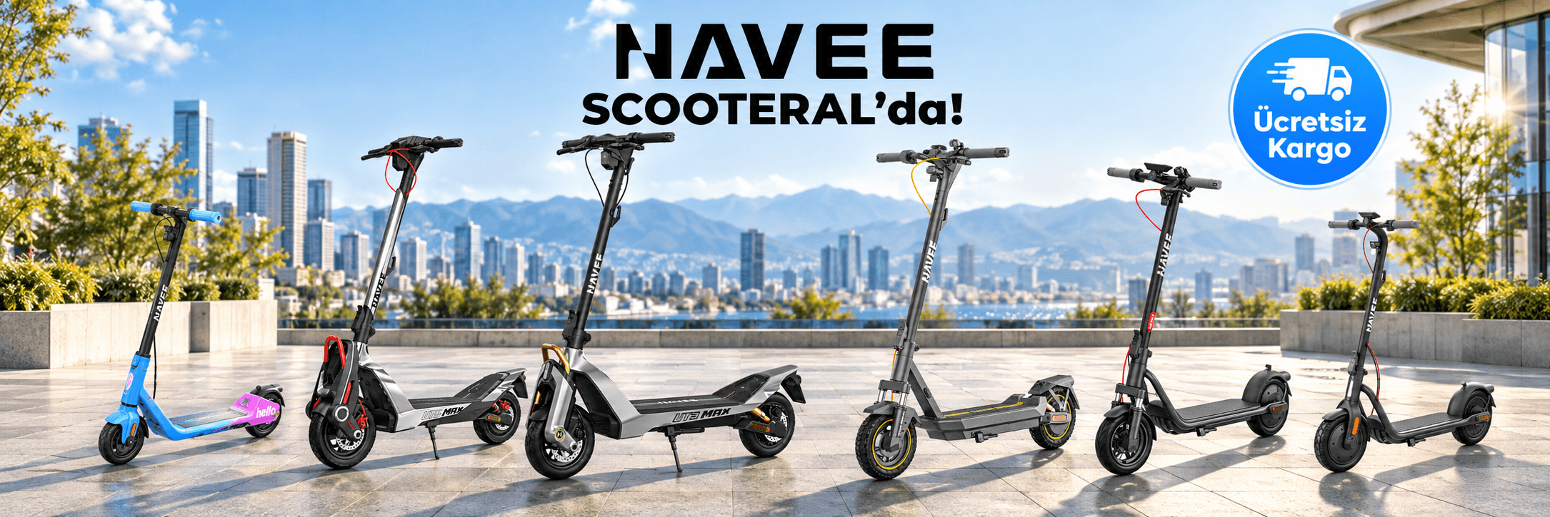 NAVEE Scooter, SCOOTERAL'dan Alınır!