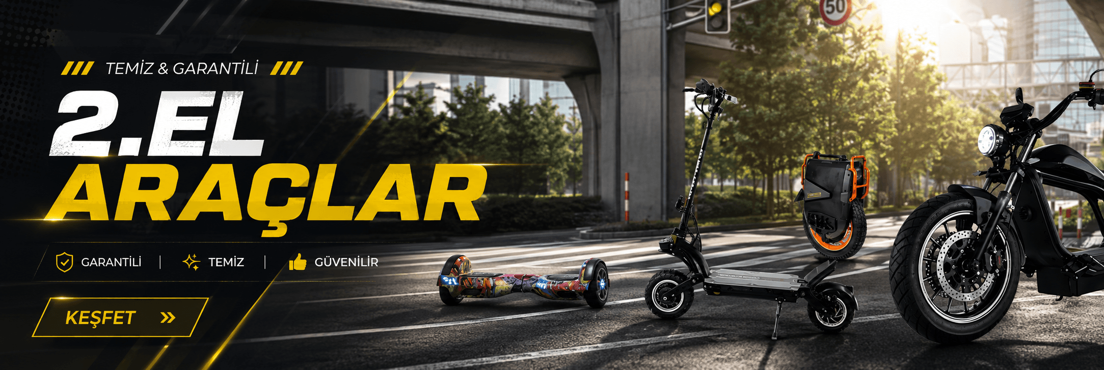 SCOOTERAL 2.El Kategorisi Açıldı!