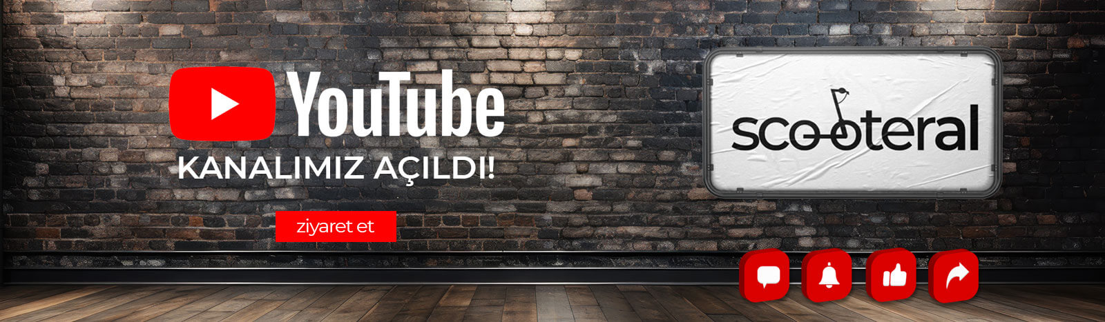 SCOOTERAL YouTube Kanalı Yayına Başladı!