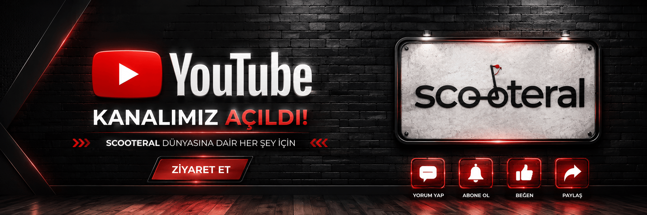 SCOOTERAL YouTube Kanalı Yayına Başladı!