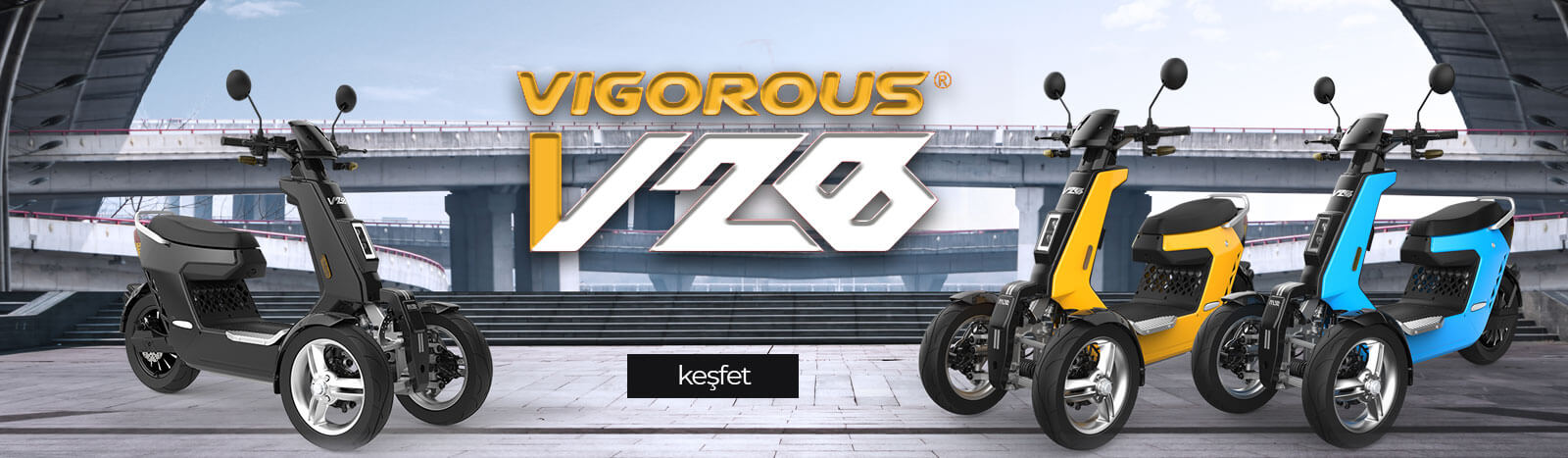 Vigorous V28 Elektrikli Motosiklet