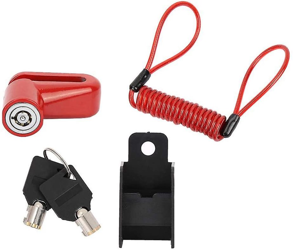 Anahtarlı Fren Disk Kilidi Elektrikli Scooter ve Bisiklet Uyumlu