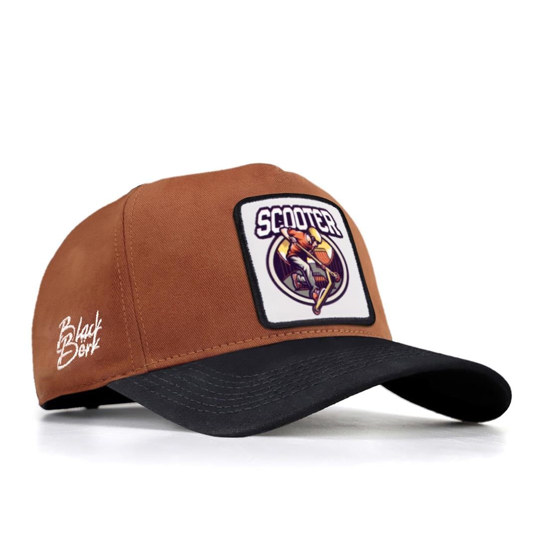 Action Scooter Lacivert Siperli Camel Baseball Şapka + Bench