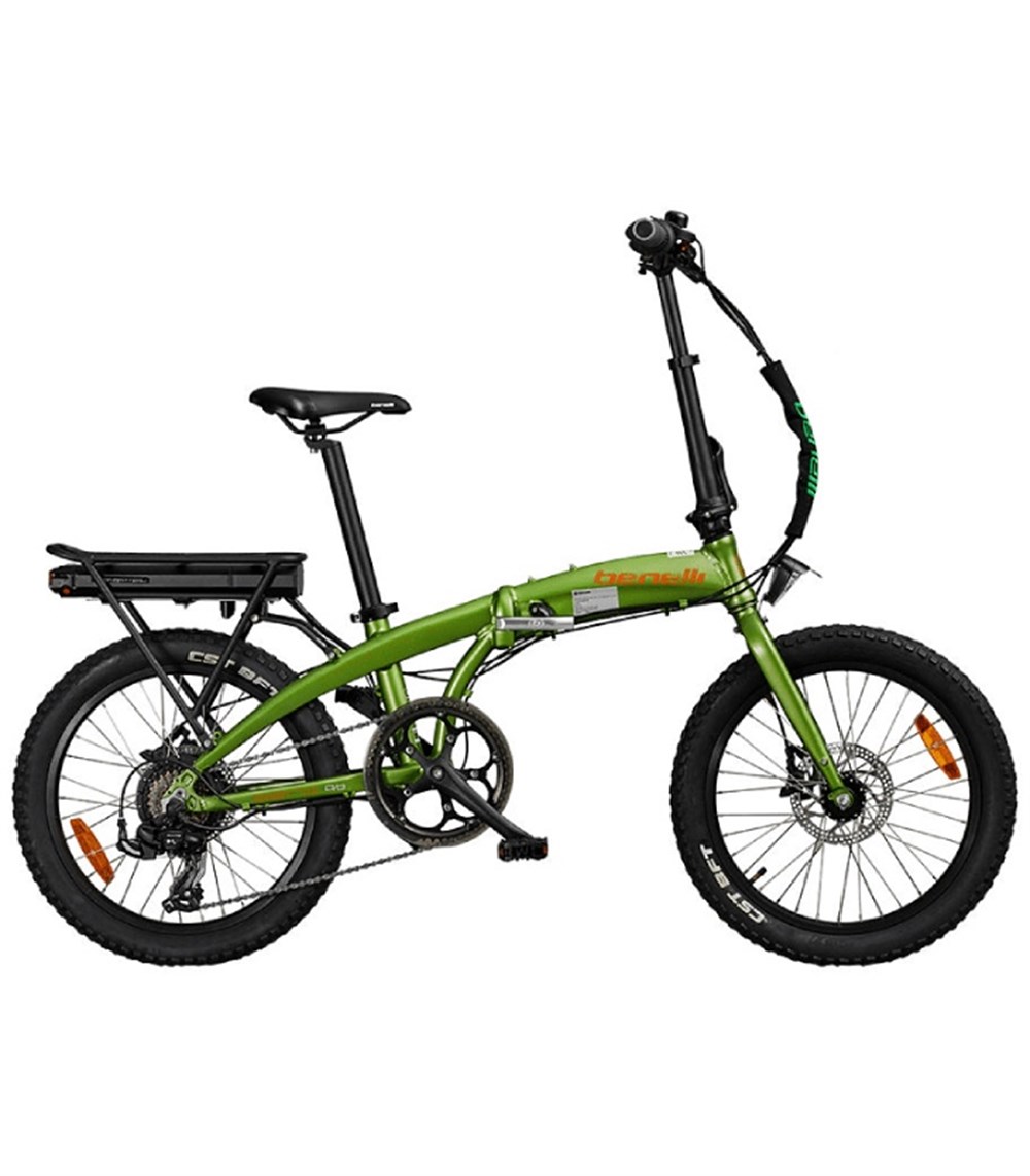 Benelli Zero N2.0 Fat Katlanır Elektrikli Bisiklet - Yeşil
