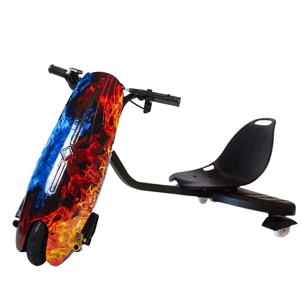 Citymate Drift Car Elektrikli Kaykay Hoverboard Grafity Desenli Ateşmavi Kasa 07