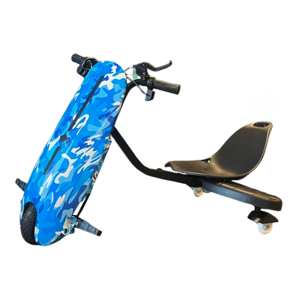 Citymate Drift Car Elektrikli Kaykay Hoverboard Mavi Kamuflaj Desenli Kasa 25