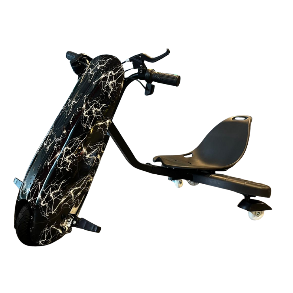 Citymate Drift Car Elektrikli Kaykay Hoverboard Grafity Desenli Siyah Kasa 06
