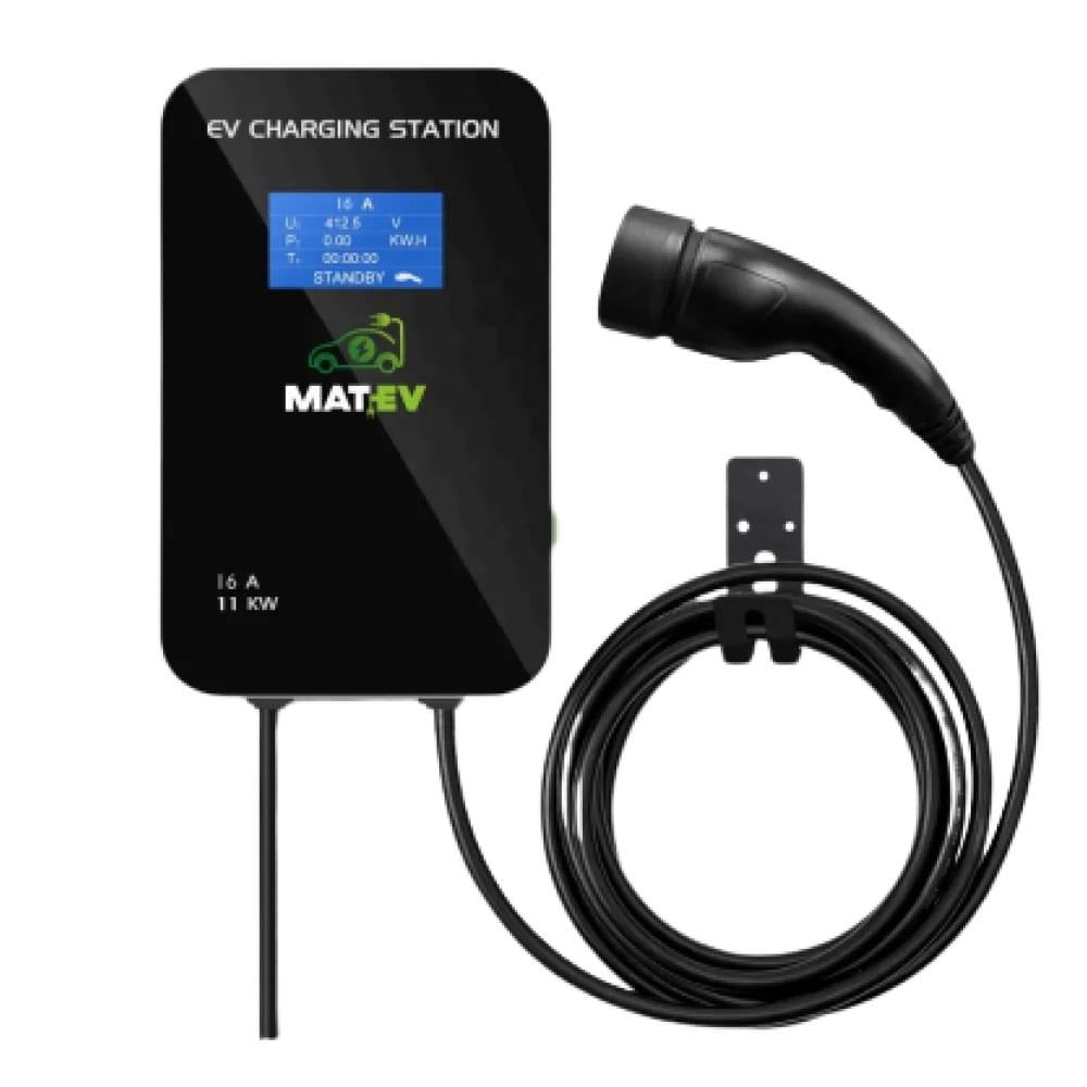 MatEV Şarj MT-AC-11kW Duvar Tipi Şarj İstasyonu