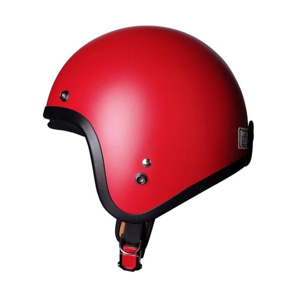 Nikko N356 Açık Motosiklet Kaskı Kırmızı Renk