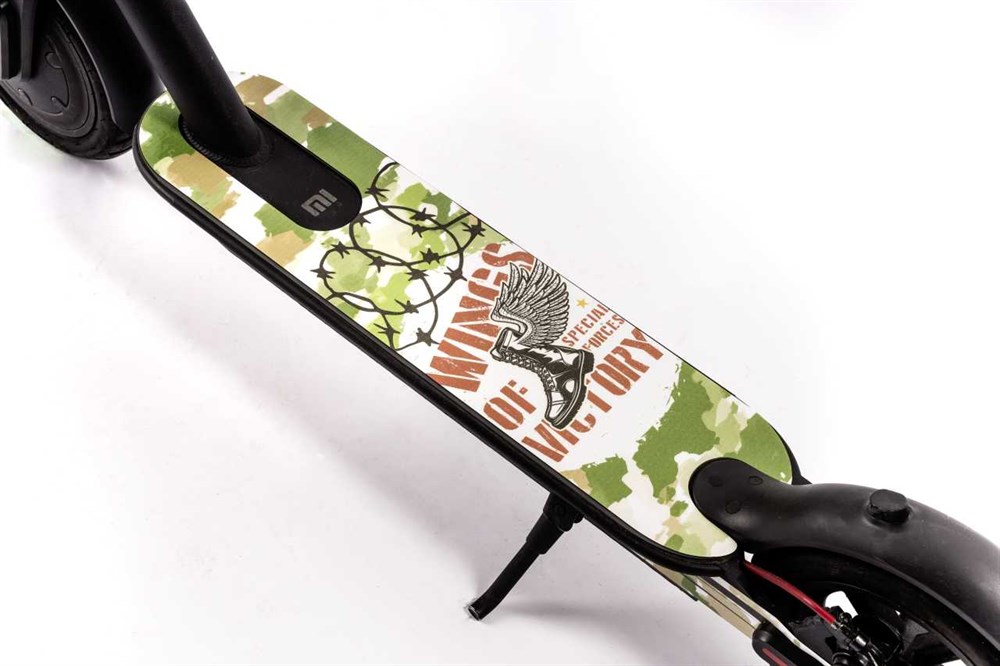 Xiaomi M365, Pro, Volta VT1 Sticker Seti Yeşil Bot Askeri Kamuflaj