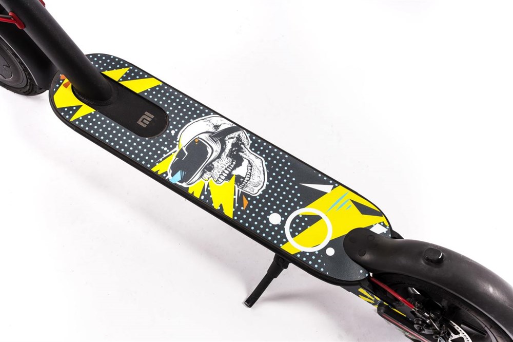 Xiaomi M365, Volta VT1 Sticker Seti Sarı Kurukafa