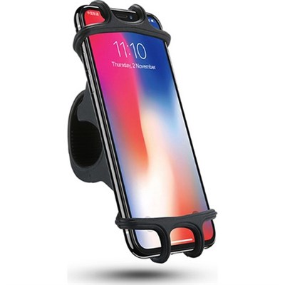 Silikon Telefon Tutucu 360 Derece Dönebilen Scooter ve Bisiklet Uyumlu