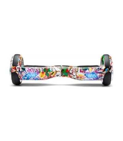 Smart Balance N3S Elektrikli Hoverboard Kaykay Urban - Pembe Grafiti Desenli