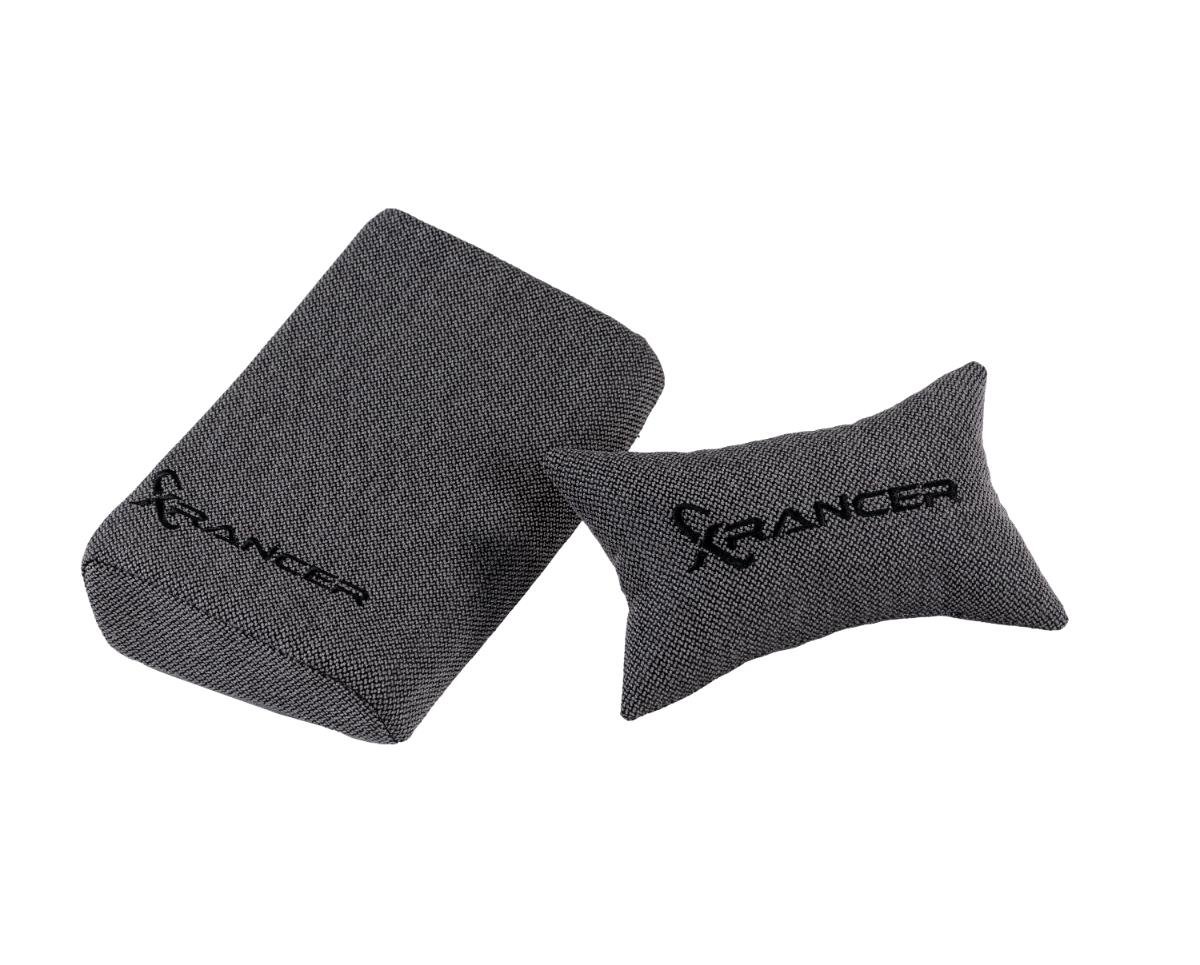 XRANCER GRİ KUMAŞ BEL DESTEĞİ VE BOYUN YASTIĞI