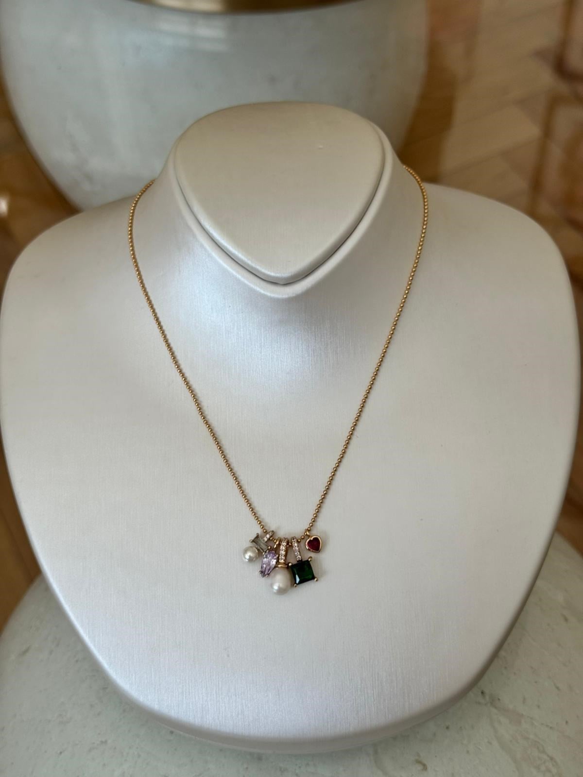 Çoklu Charm Kolye