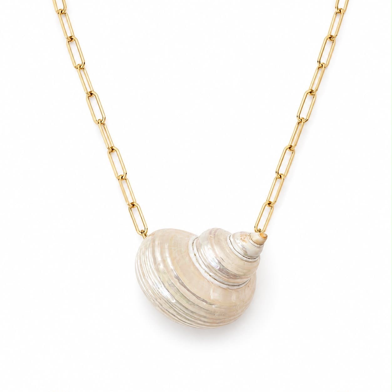 Deniz Kabuk Gold Kolye