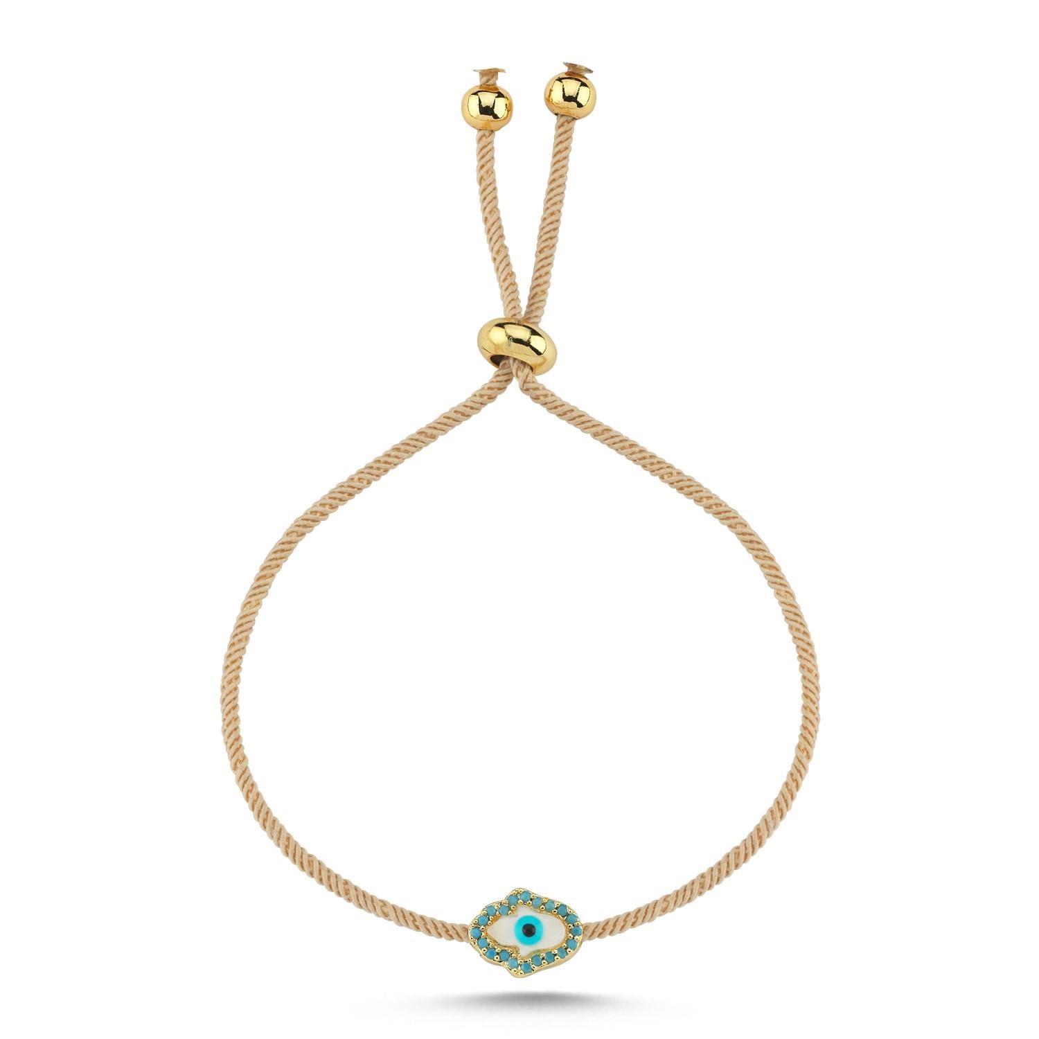 Hamsa (Fatıma Eli) İp Bileklik