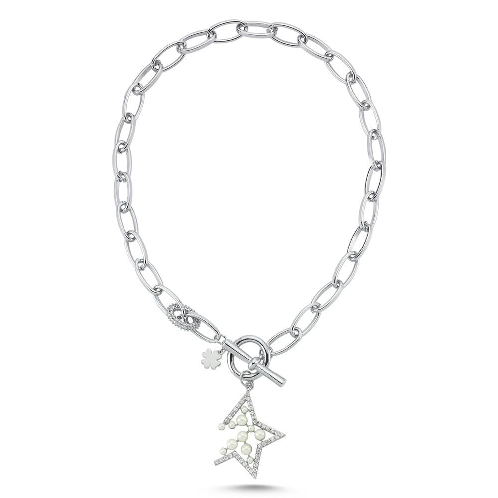 Yıldız Kolye Silver