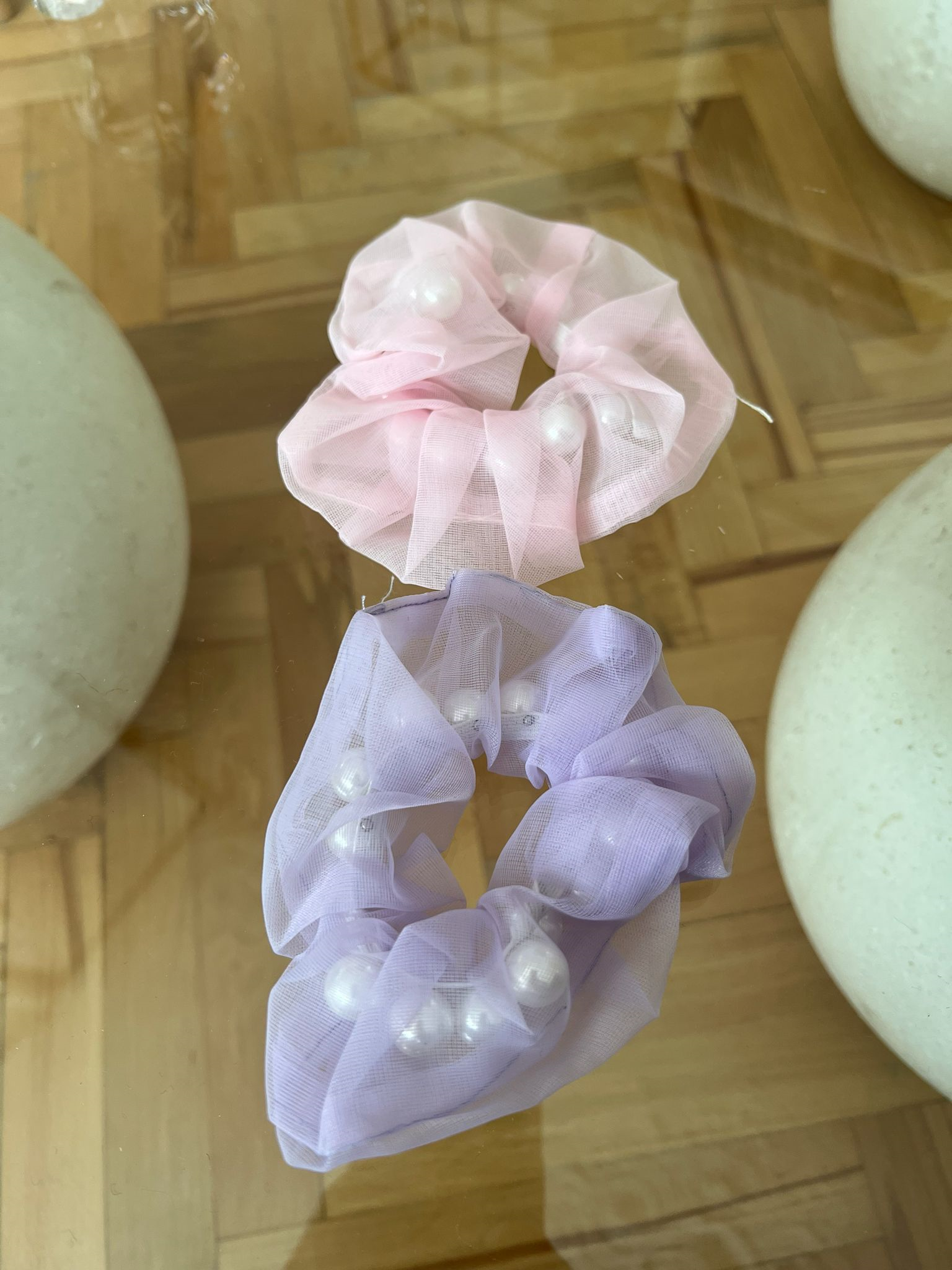 Çok İncili Tül Toka