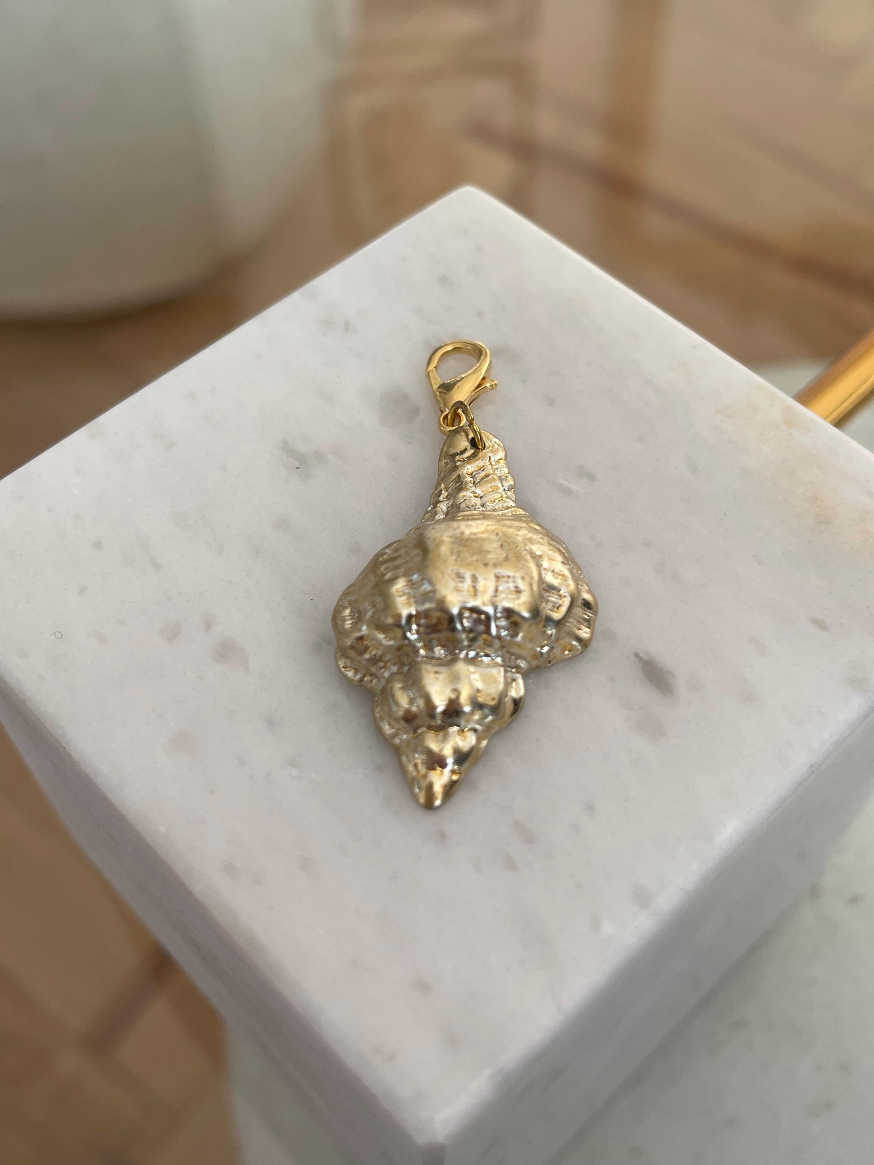 GOLD DENİZ KABUĞU KOLYE UCU