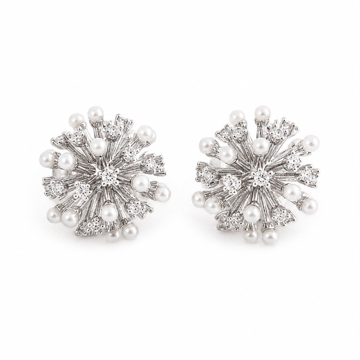 Kristal Küpe - Silver