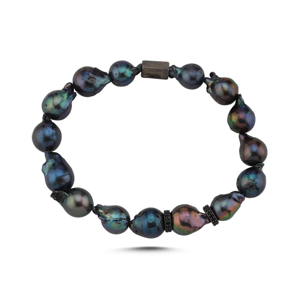 Siyah Taşlı Bracelet
