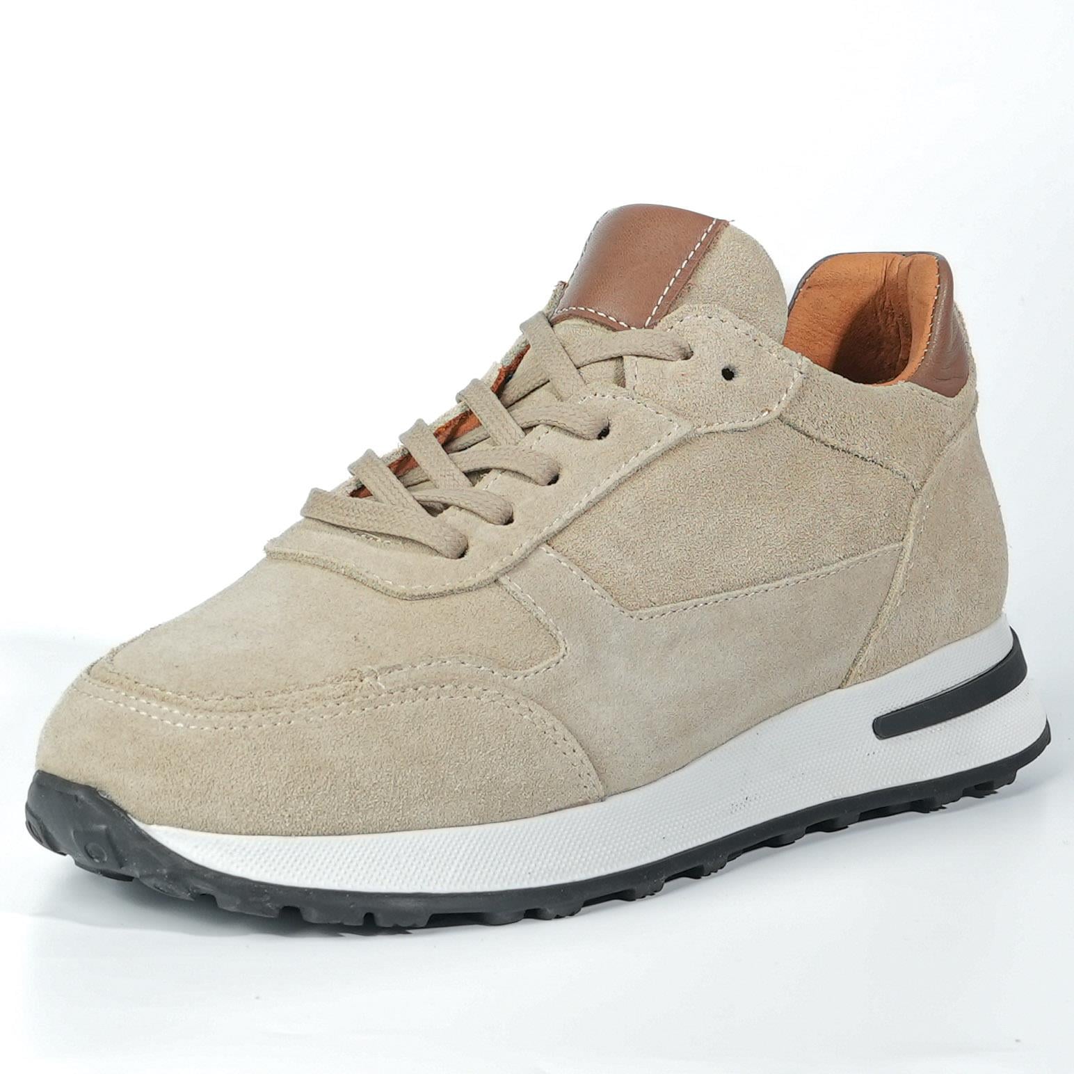 Livius Model Hakiki Deri Erkek Camel Sneaker