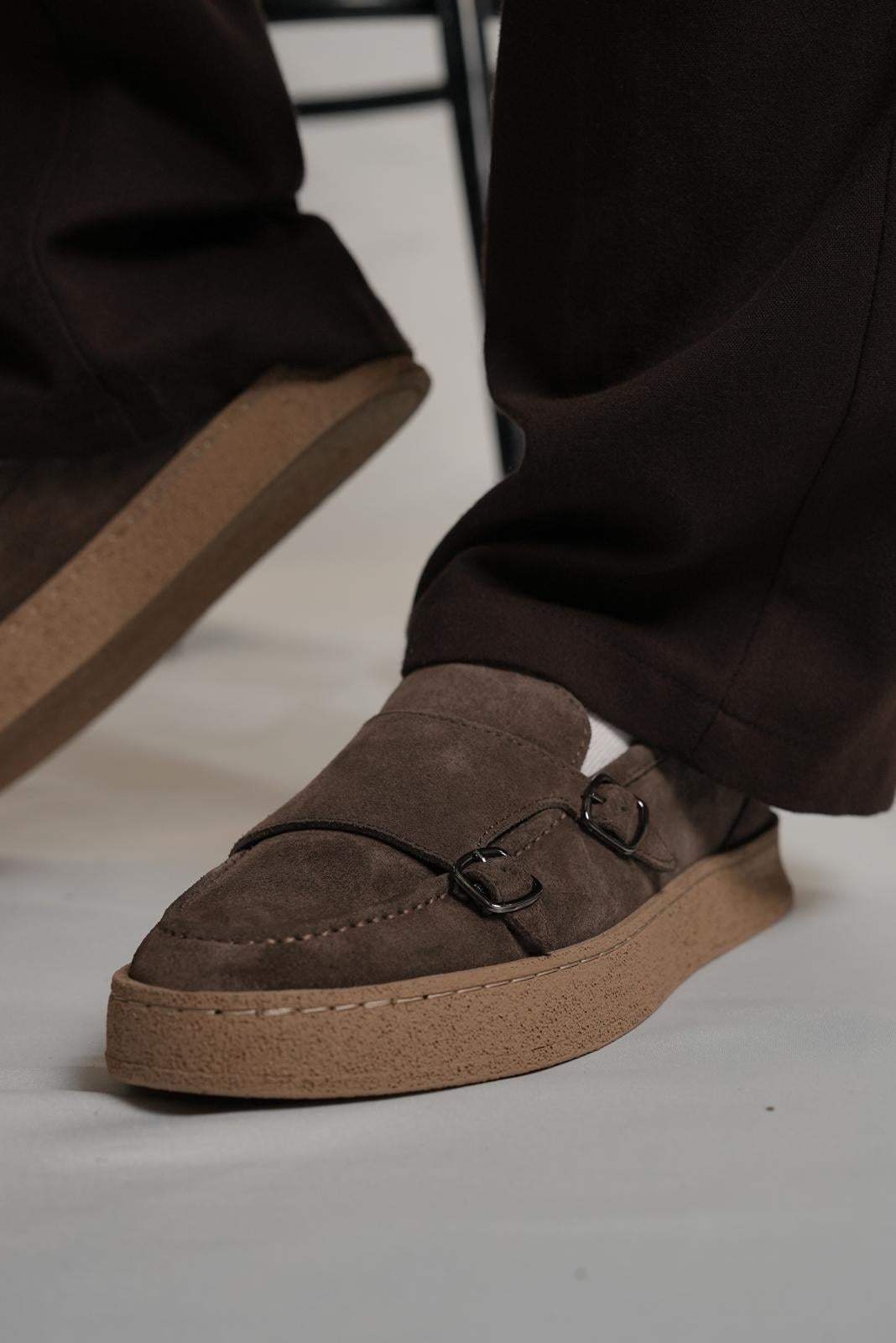 Maro Model Hakiki Vizon Deri El Yapmı Erkek  Loafer