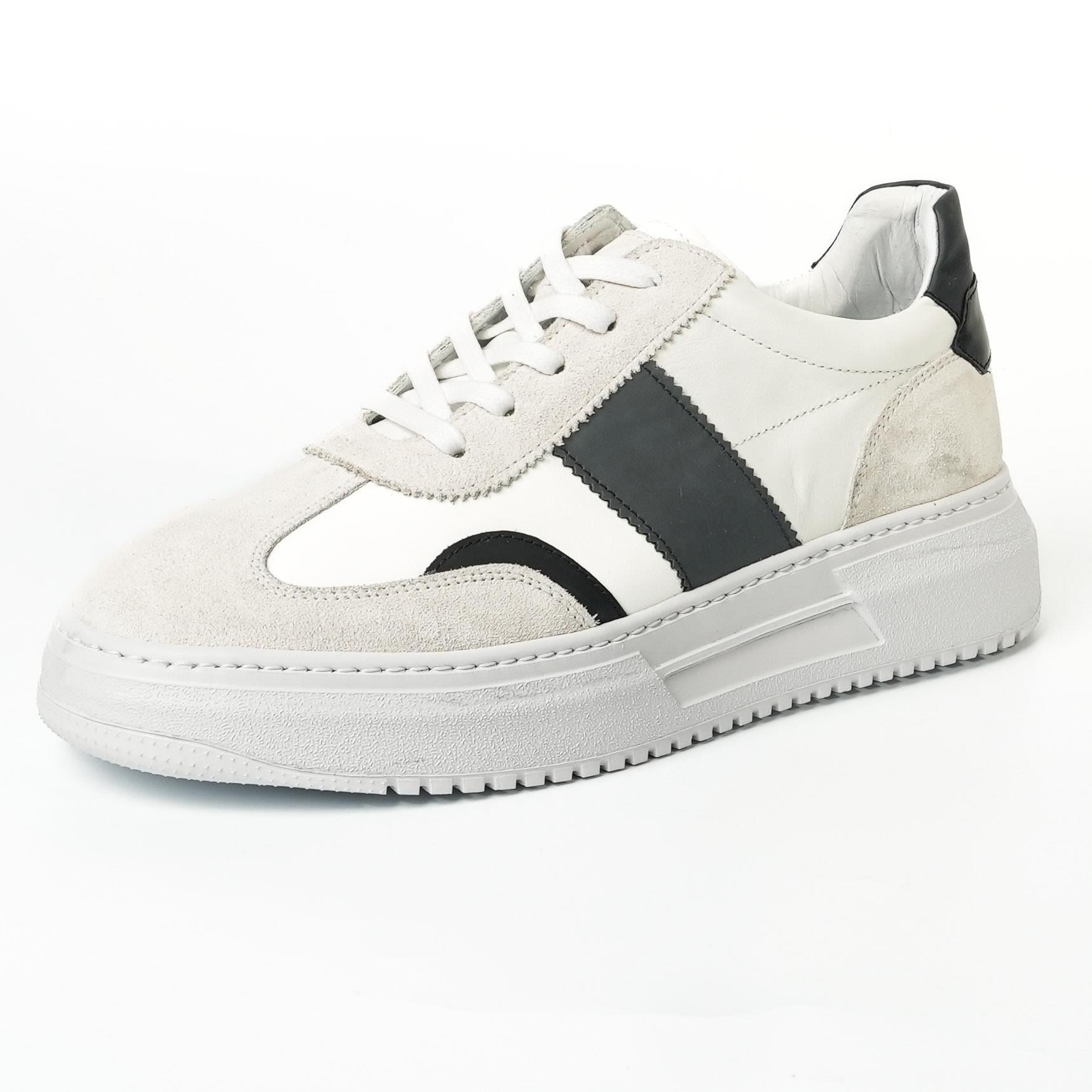 Missouri Model Hakiki Deri El Yapımı Erkek Beyaz Casual Ayakkabı