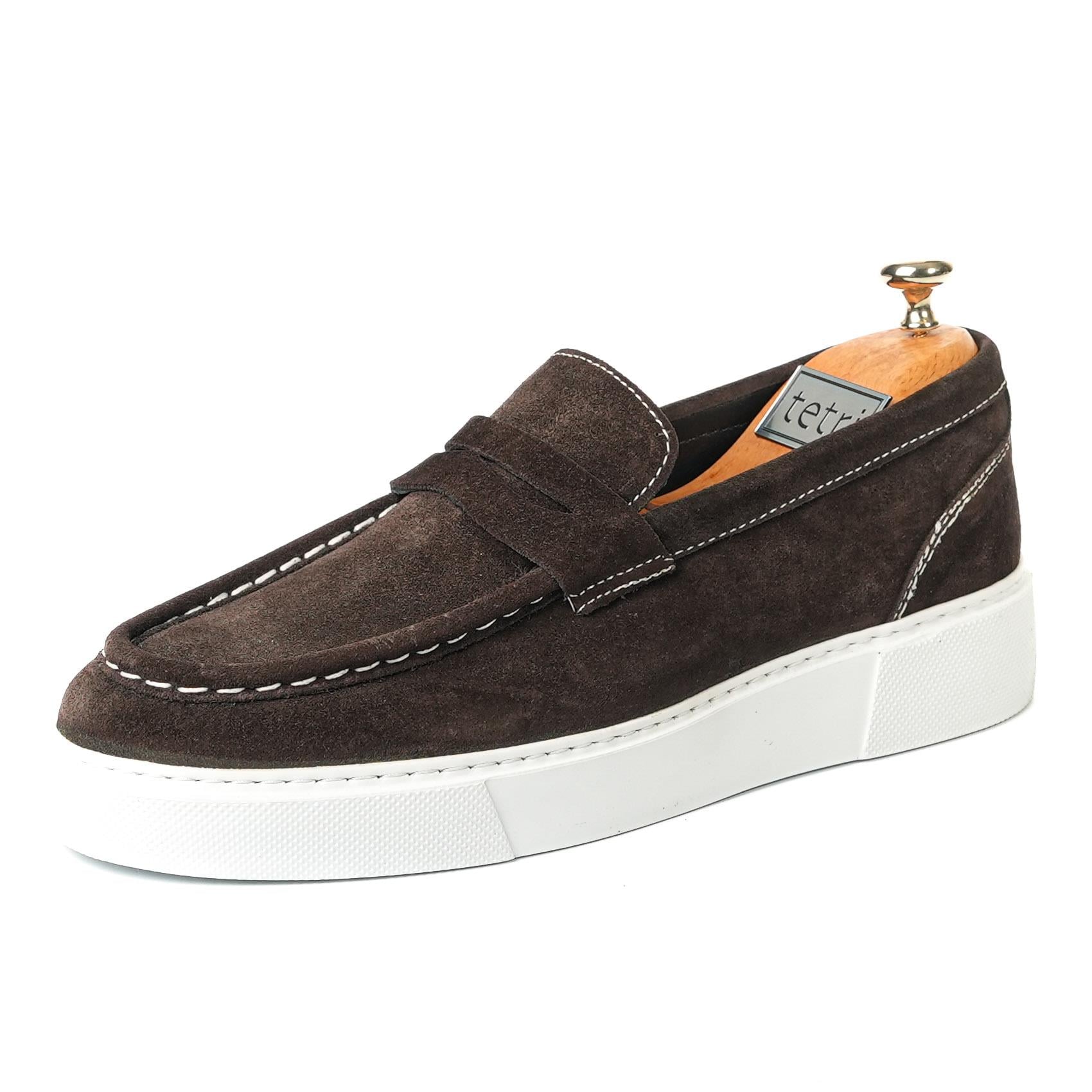Ramonelli Model Hakiki Deri Erkek Kahverengi Loafer 
