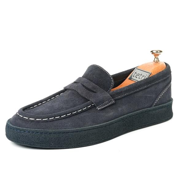 Ramonelli Model Hakiki Deri Erkek Lacivert Loafer