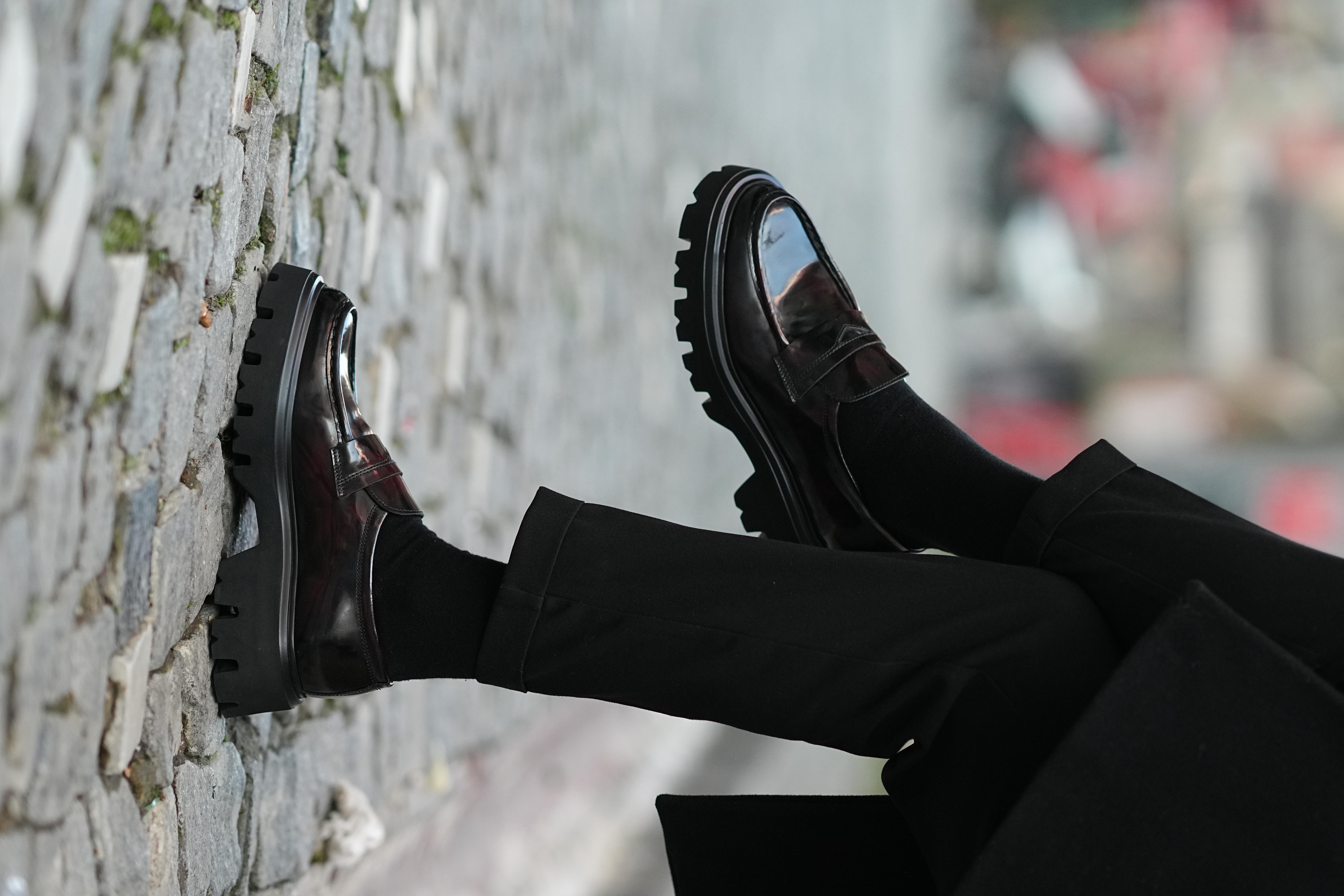 Denver Model Hakiki Deri El Yapımı Bordo Açma Casual Ayakkabı