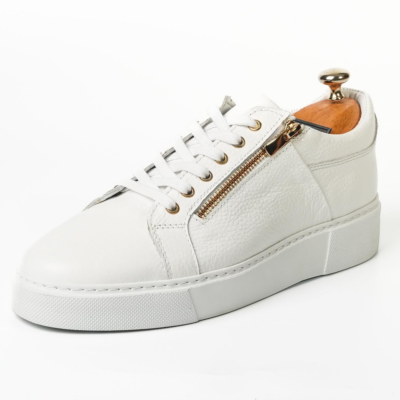 Lincoln Model Hakiki Deri Erkek Beyaz Sneaker