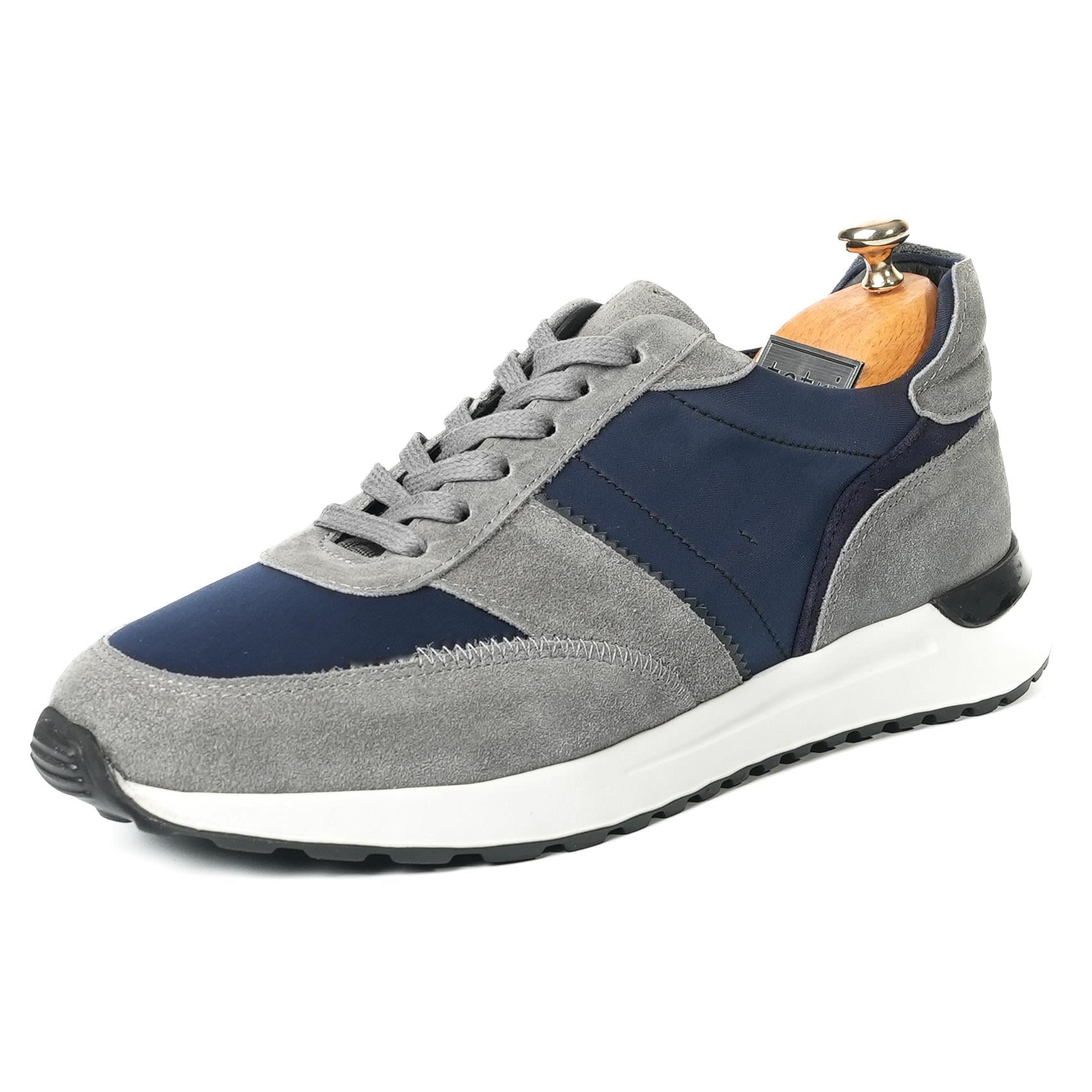 Parmenion Model Erkek Hakiki Deri Lacivert Sneaker 