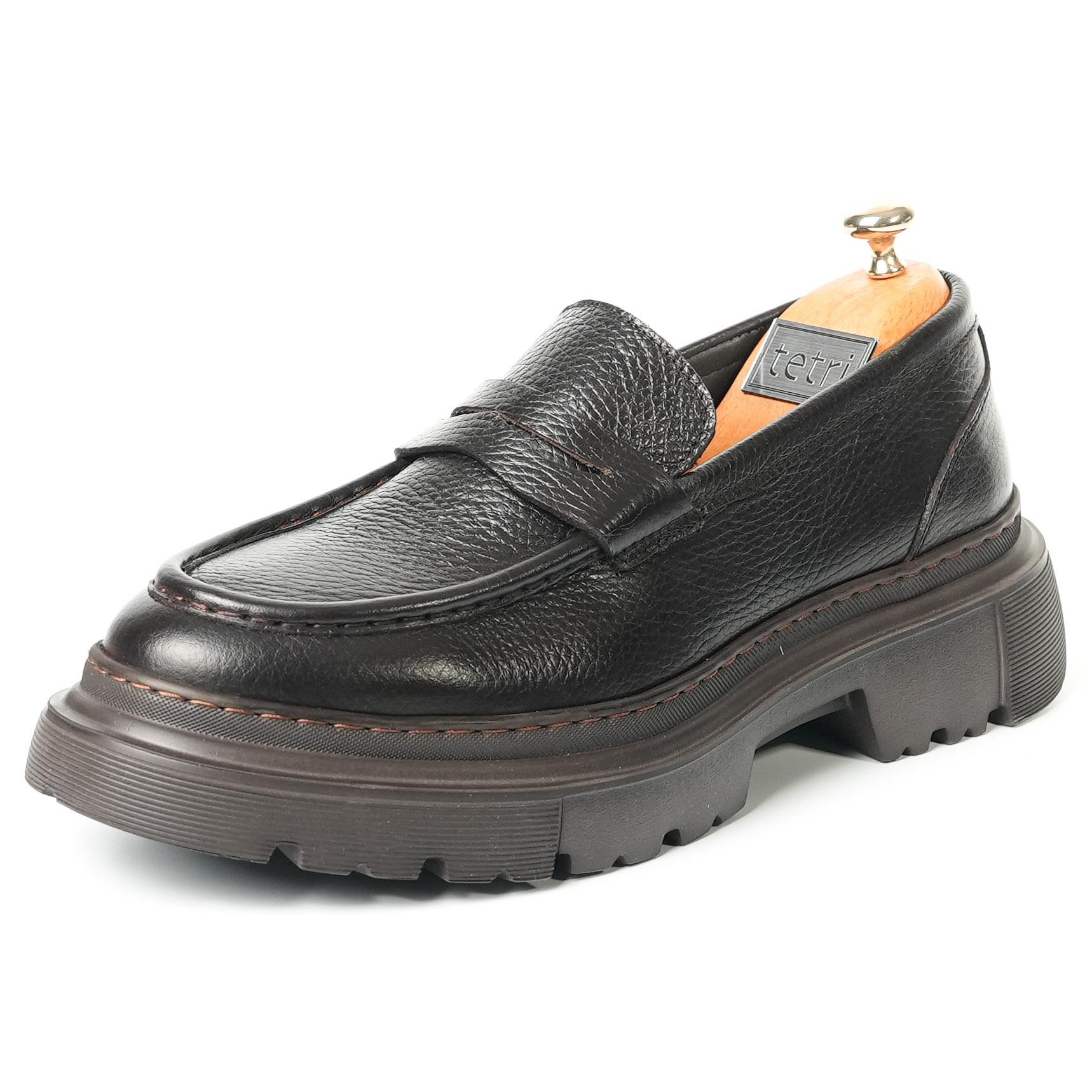 Ramonelli Model Gerçek Deri El Yapımı Erkek Kahverengi Casual Ayakkabı