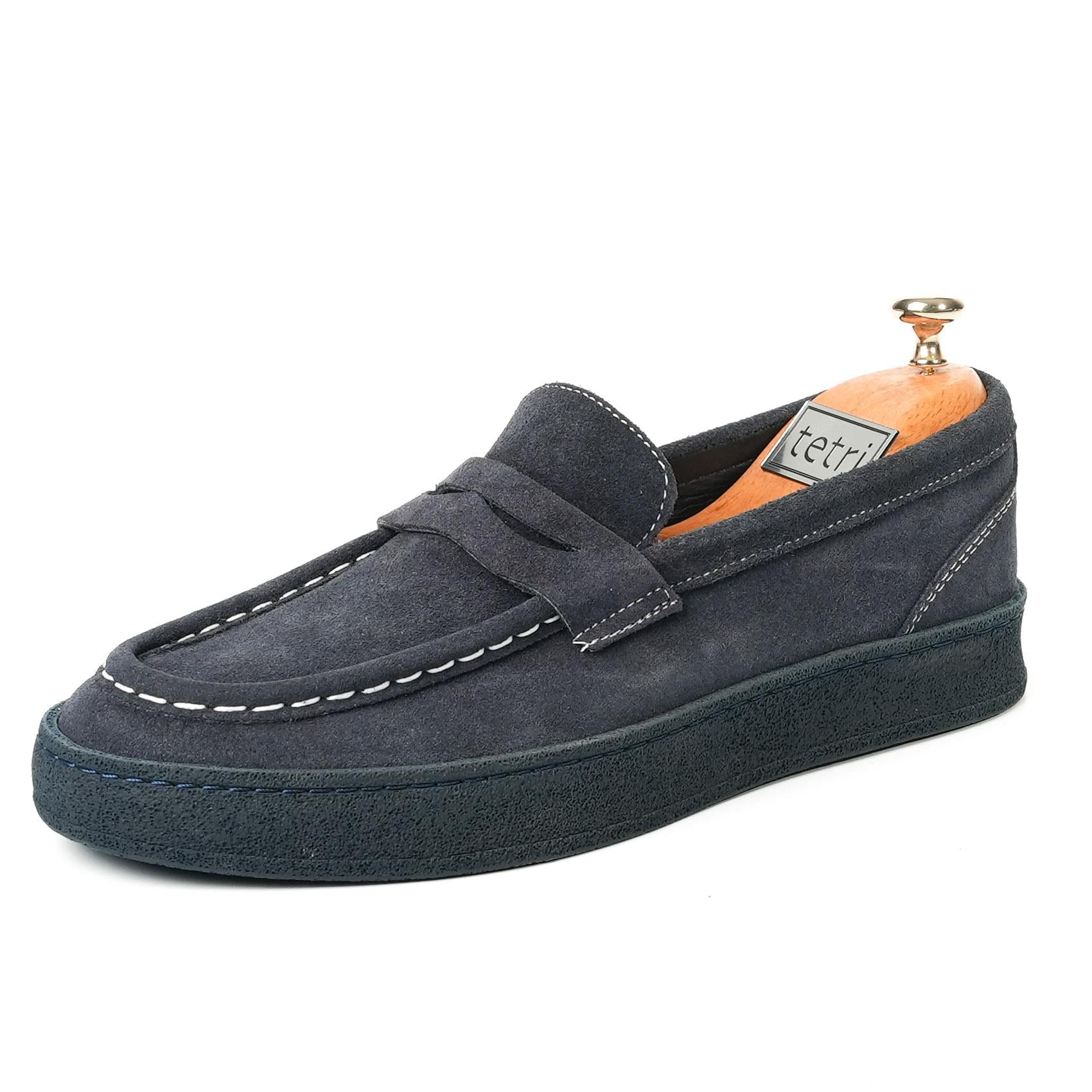 Ramonelli Model Hakiki Deri Erkek Lacivert Loafer