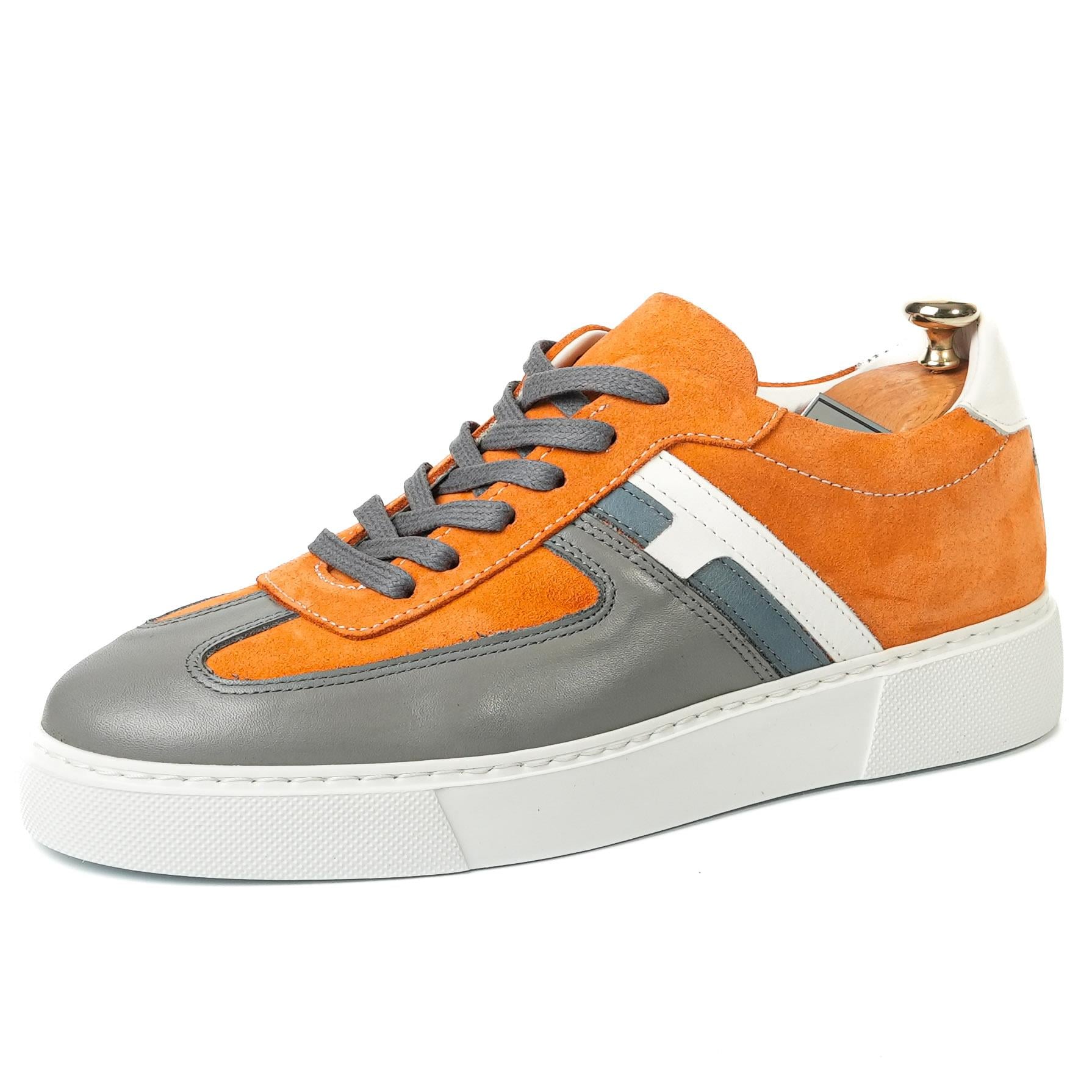 Revenna Model Erkek Hakiki Deri Orange Casual Ayakkabı 