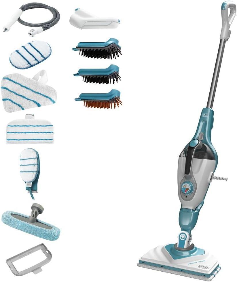 Black+Decker BHSM168DSM-QS 2'si 1 Arada Buharlı Paspas, 1600 W, Delta Başlı ve SteaMitt